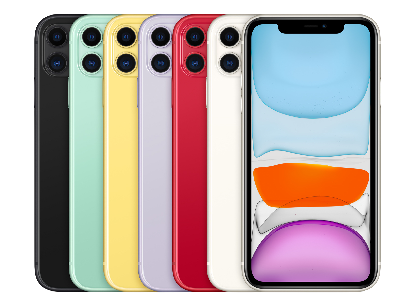 Lineup Oficial de Cores do iPhone 11