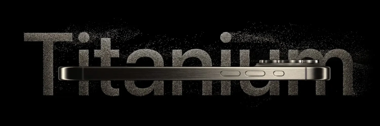 iPhone 15 Pro Titanium Hero Banner
