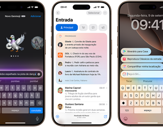 Recursos da Apple Intelligence com Genmoji, Resumo e Digitar para a Siri no iPhone 16 Pro