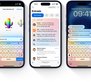Recursos da Apple Intelligence com Genmoji, Resumo e Digitar para a Siri no iPhone 16