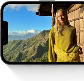 Parte da frente do iPhone 17e mostrando a tela Super Retina XDR